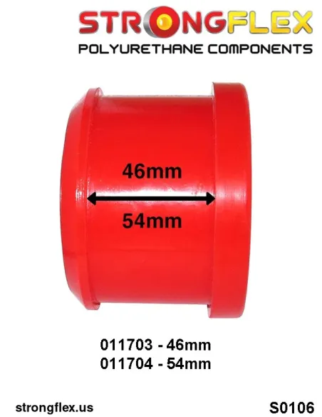 016265B: Full suspension polyurethane bush kit