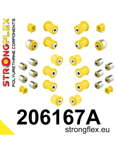 206167A: Full suspension polyurethane bush kit SPORT