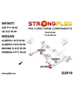 286235A: Full suspension bush kit SPORT 2