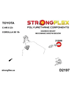 212088B: Gearbox mount bush 2