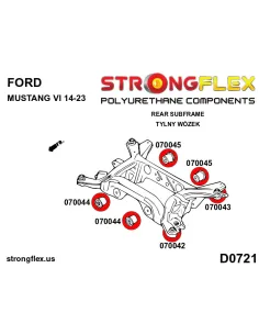 070042B: Rear subframe – front bush 2