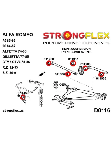 011450B: Rear anti roll bar bush
