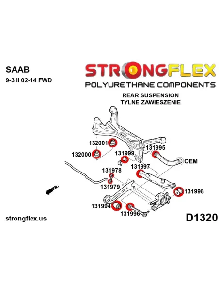 131999B: Rear stabilizer bush