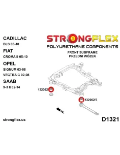 132002B: Front subframe – front bush 2
