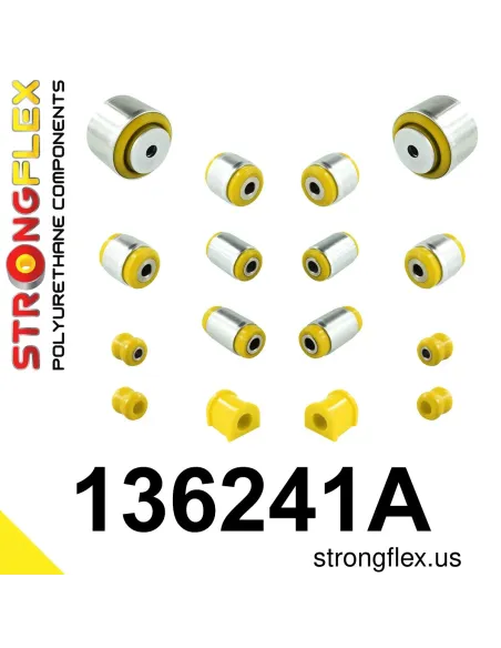 136241A: Rear suspension bush kit SPORT