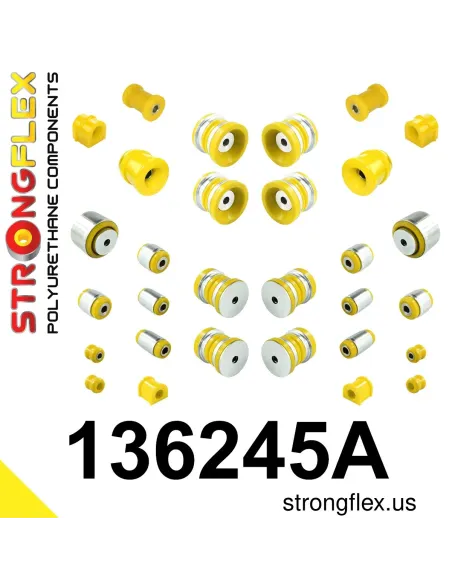 136245A: Full suspension polyurethane bush kit SPORT