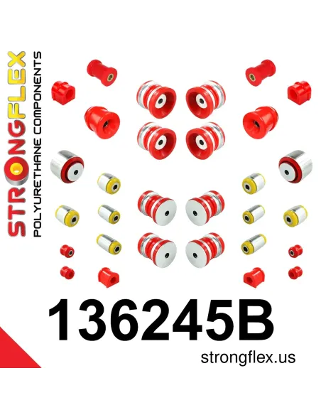 136245B: Full suspension polyurethane bush kit