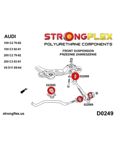 026294A: Front suspension bush kit SPORT 2
