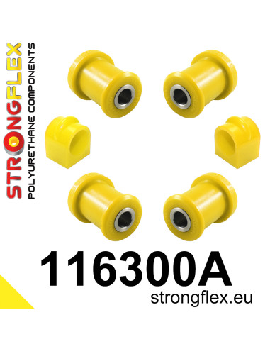 116300A: Rear suspension bush kit SPORT