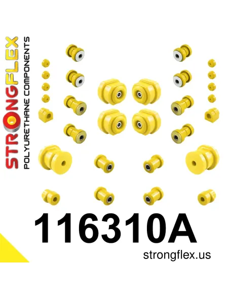 116310A: Full suspension polyurethane bush kit SPORT