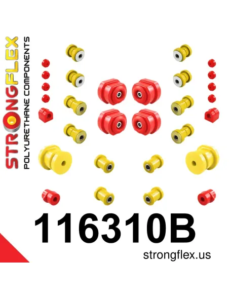 116310B: Full suspension polyurethane bush kit