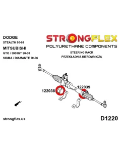 122039A: Steering rack bush SPORT 2