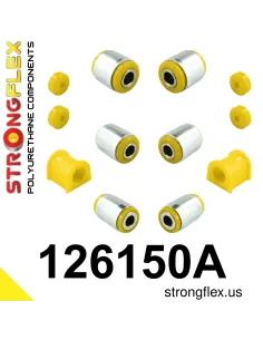 126150A: Rear suspension bush kit SPORT