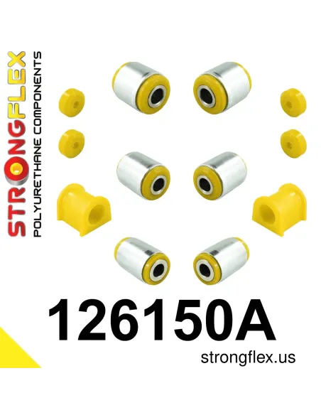 126150A: Rear suspension bush kit SPORT
