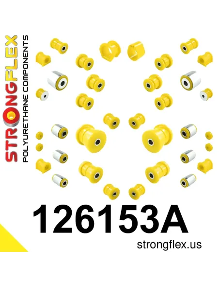 126153A: Full suspension polyurethane bush kit SPORT