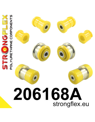 206168A: Front suspension and ream beam bush kit SPORT