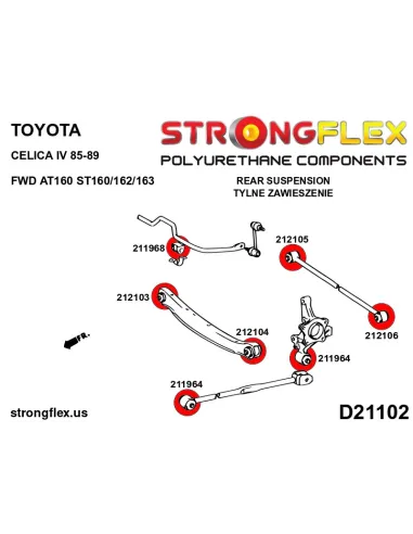 216302B: Full suspension bush kit
