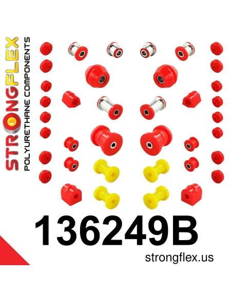 136249B: Full suspension polyurethane bush kit