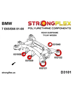 032122B: Rear subframe – rear bush 2
