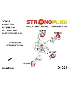 122047B: Engine mount bushing – left 2