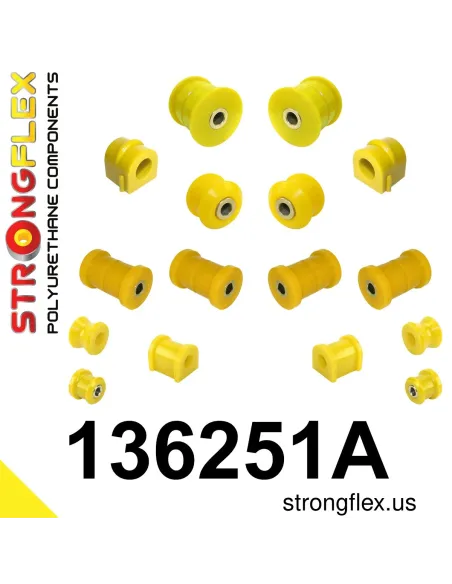 136251A: Full suspension polyurethane bush kit SPORT