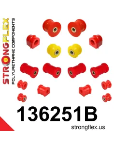 136251B: Full suspension polyurethane bush kit