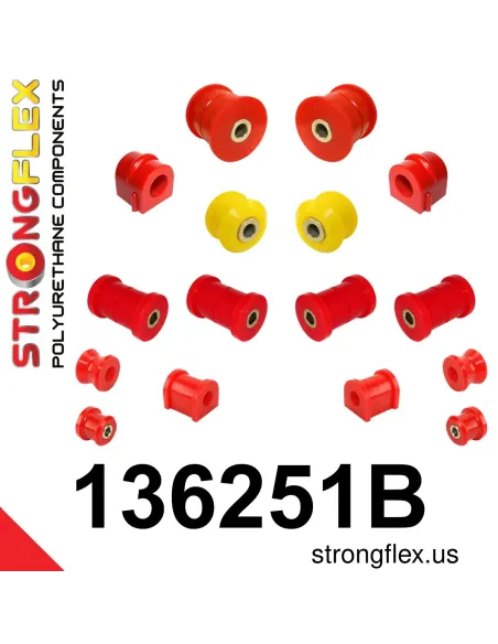 136251B: Full suspension polyurethane bush kit
