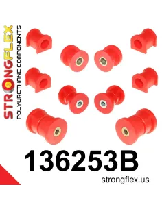 136253B: Front suspension and ream beam bush kit