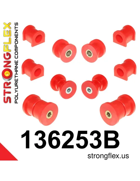 136253B: Front suspension and ream beam bush kit