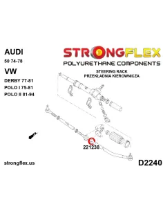 221238A: Steering tie rod bushing SPORT 2