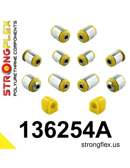 136254A: Rear suspension bush kit SPORT