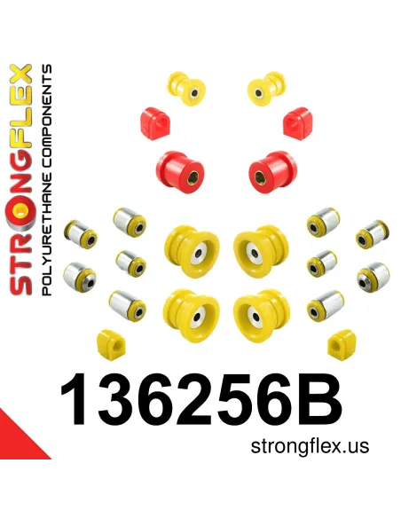 136256B: Full suspension polyurethane bush kit