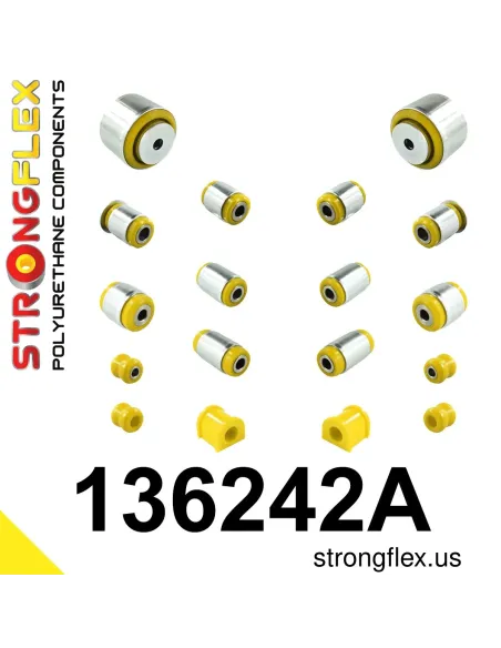 136242A: Rear suspension bush kit SPORT