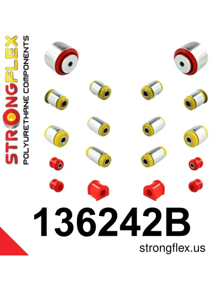 136242B: Rear suspension bush kit