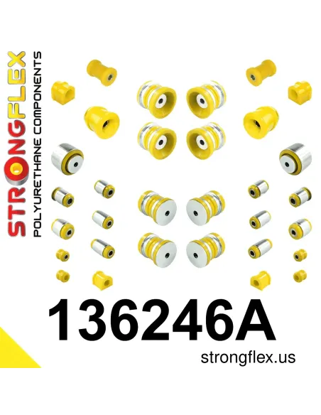 136246A: Full suspension polyurethane bush kit SPORT
