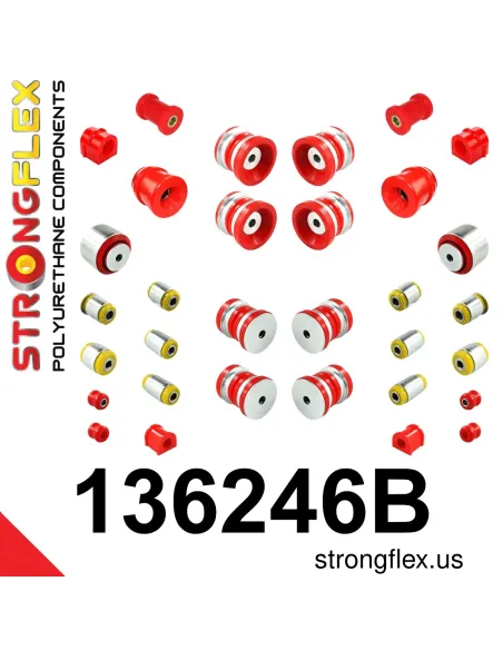 136246B: Full suspension polyurethane bush kit