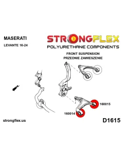160014B: Front lower wishbone – front bush 2