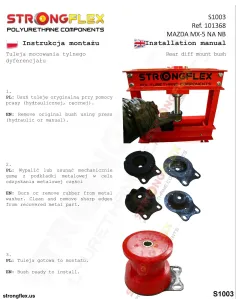 106128B: Full suspension polyurethane bush kit 2