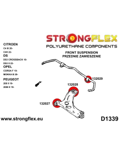 132029A: Front anti roll bar bush SPORT 2