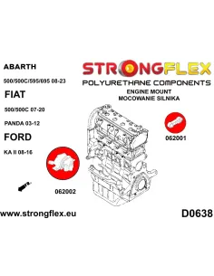 062002A: Engine mount insert – upper SPORT 2