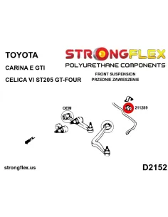 211289A: Front anti roll bush SPORT 2