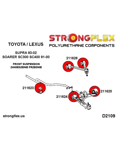 216228B: Full suspension bush kit