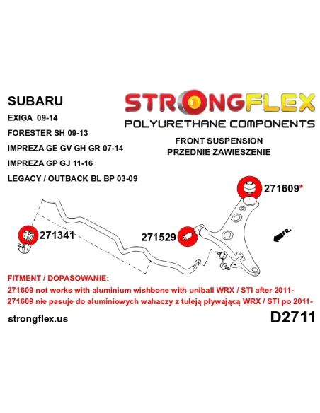 271529B: Front arm front bush