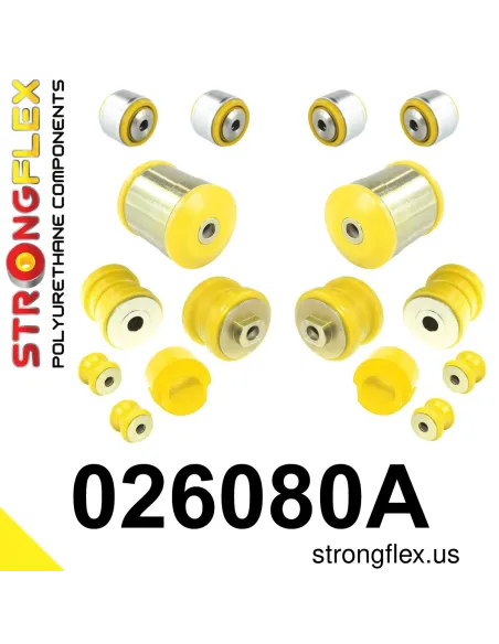 026080A: Front suspension bush kit SPORT