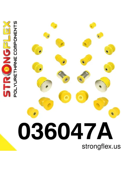 036047A: Front and rear suspension bush kit SPORT