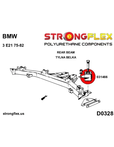 036098B: Full suspension polyurethane bush kit