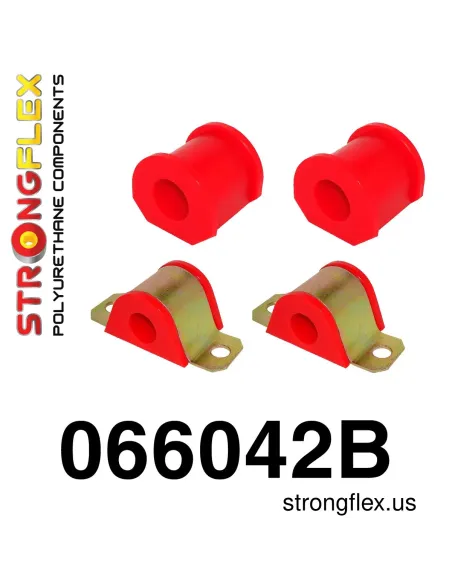 066042B: Front anti roll bar bush kit polyurethane