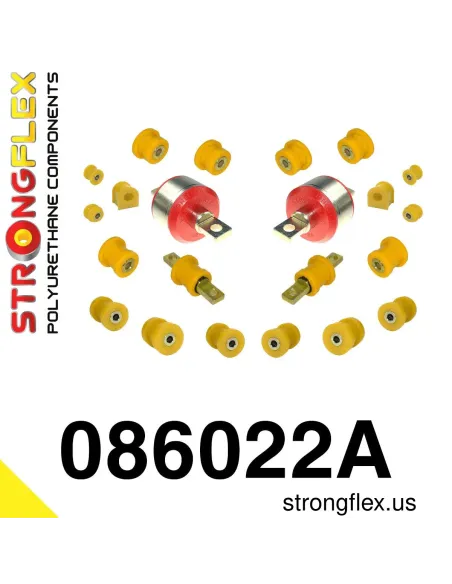 086022A: Rear suspension bush kit SPORT