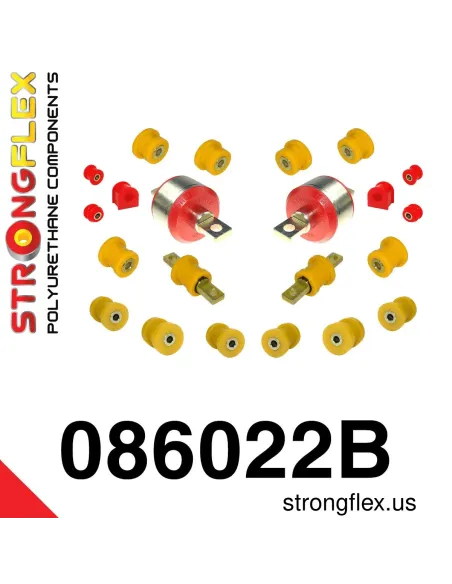 086022B: Rear suspension bush kit