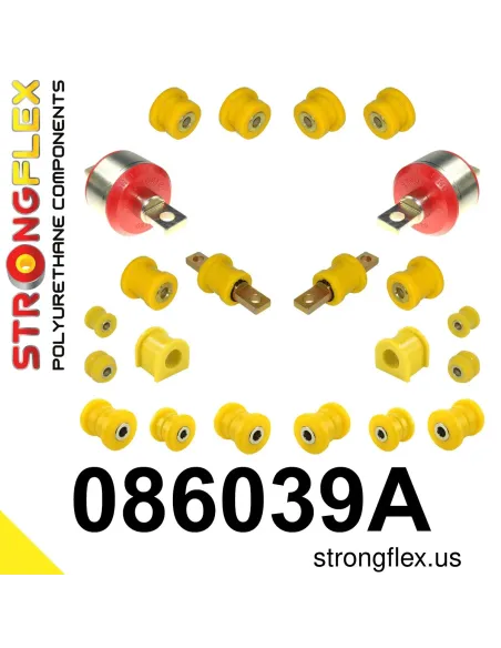086039A: Rear suspension bush kit SPORT